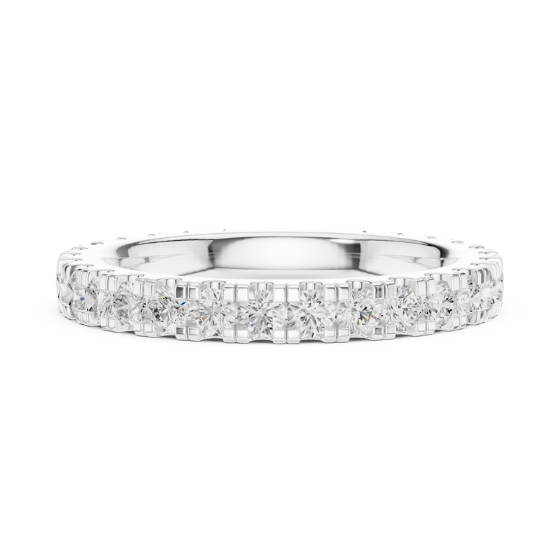 Ladies Ring DDLR-605@7 - White Gold - Image