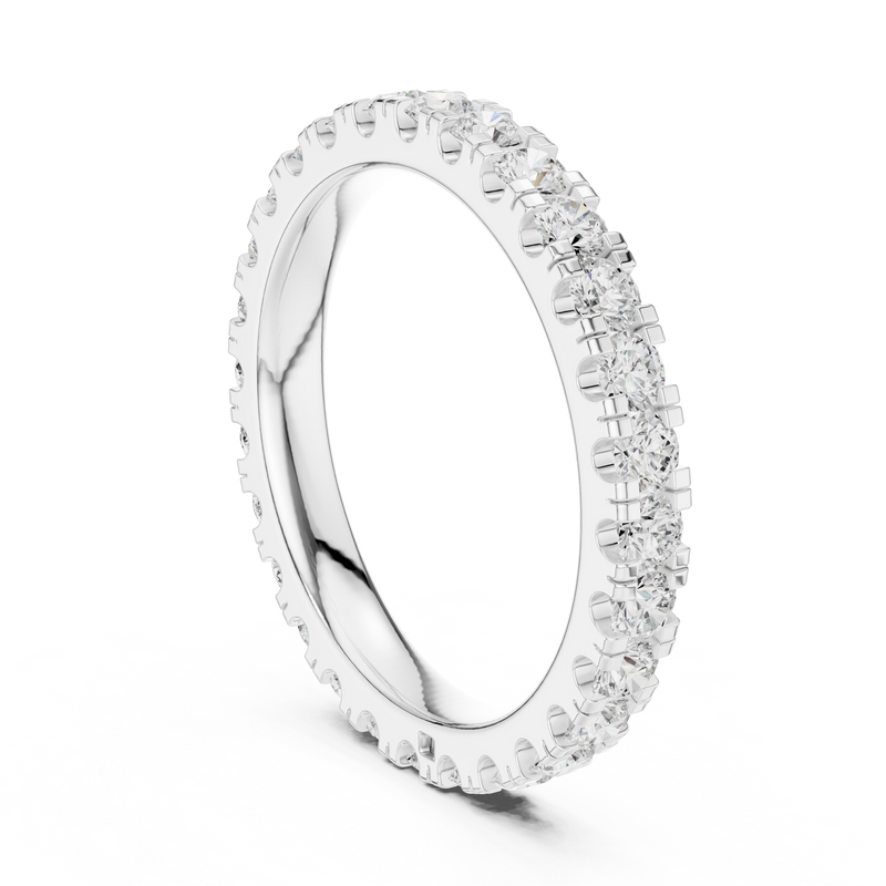 Ladies Ring DDLR-606@7 - White Gold - Image