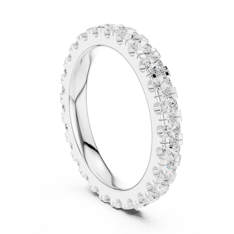Ladies Ring DDLR-607@7 - White Gold - Image