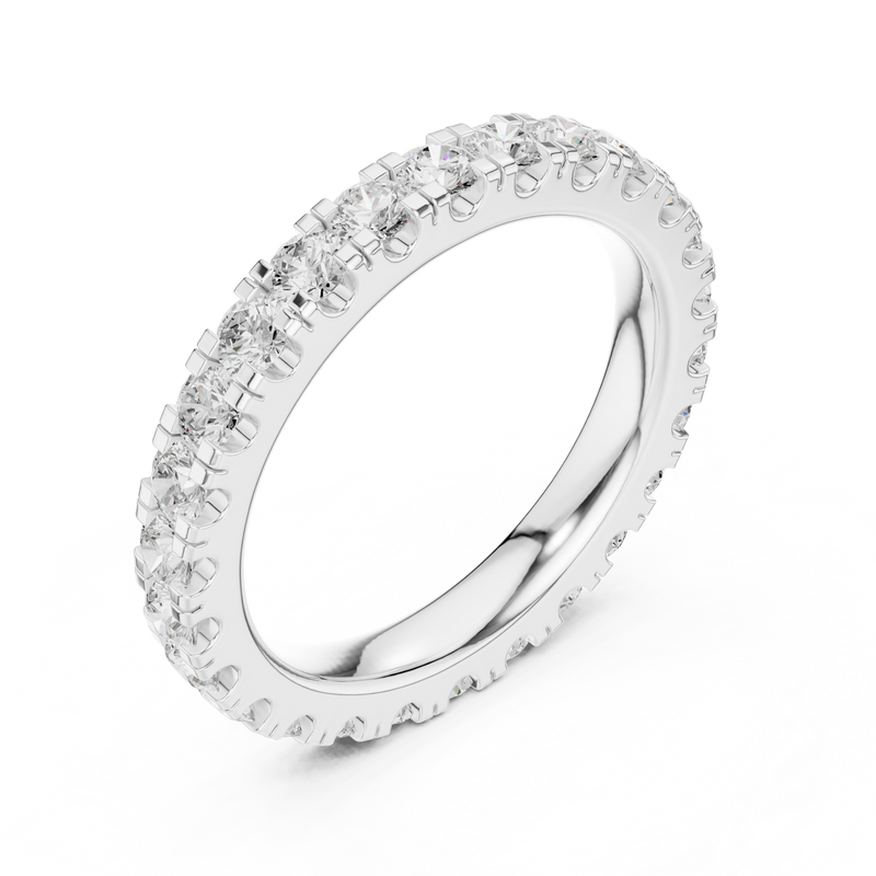 Ladies Ring DDLR-607@7 - White Gold - Image