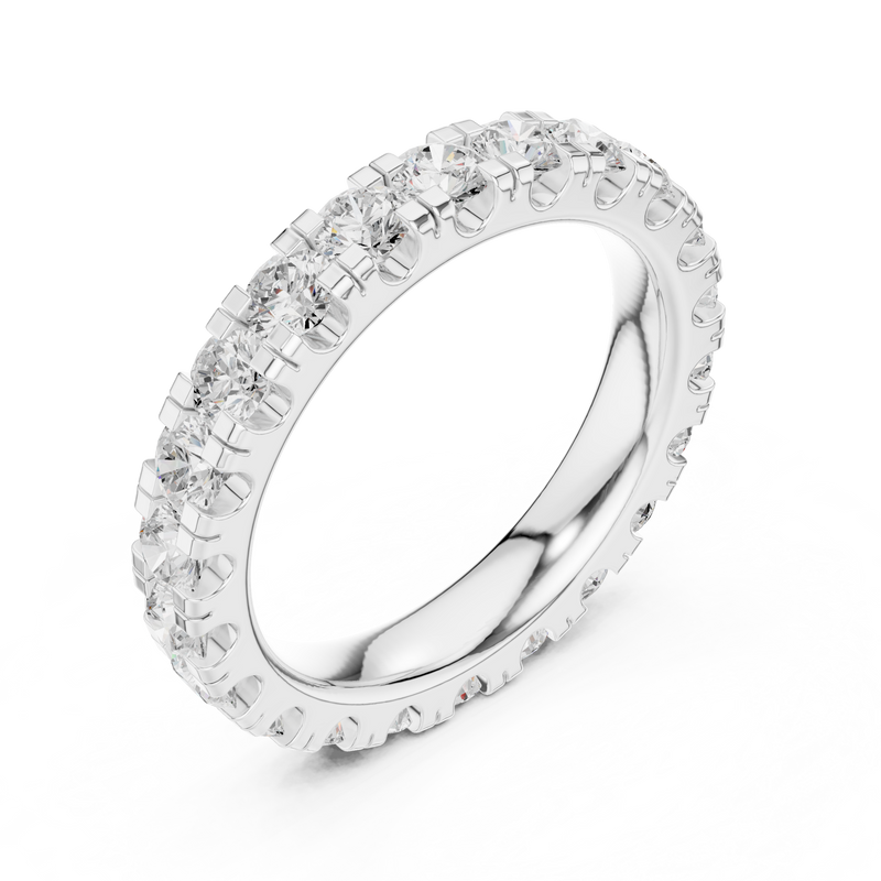 Ladies Ring DDLR-608@7 - White Gold - Image