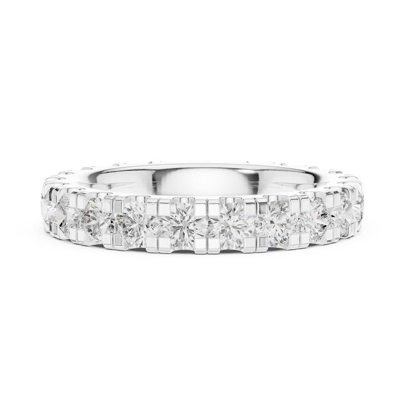 Ladies Ring DDLR-608@7 - White Gold - Image