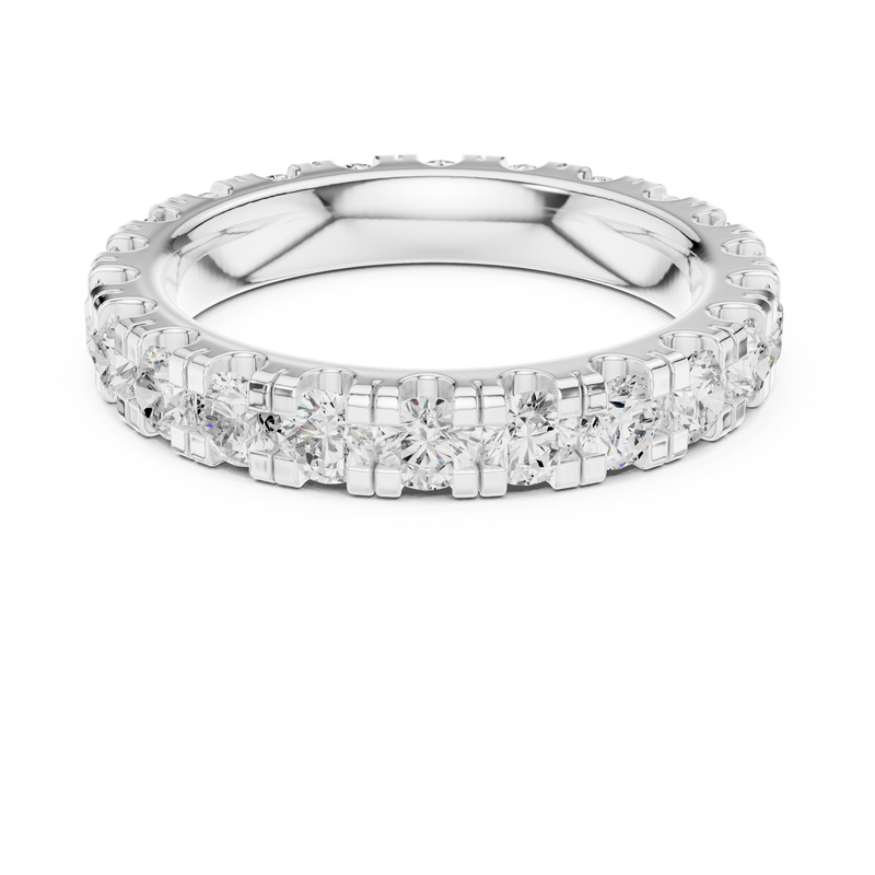 Ladies Ring DDLR-608@7 - White Gold - Image