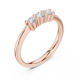 Ladies Ring DDLR-609@7 - Rose Gold - Image