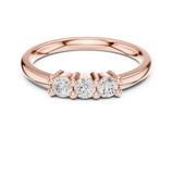 Ladies Ring DDLR-609@7 - Rose Gold - Image