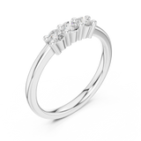 Ladies Ring DDLR-609@7 - White Gold - Image