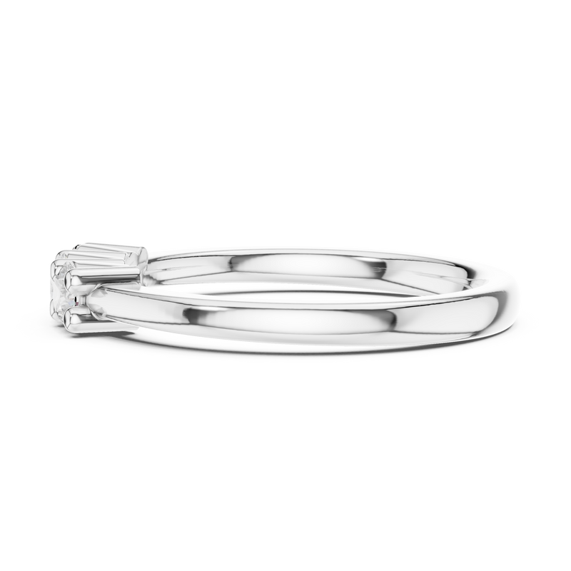 Ladies Ring DDLR-609@7 - White Gold - Image
