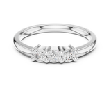 Ladies Ring DDLR-609@7 - White Gold - Image