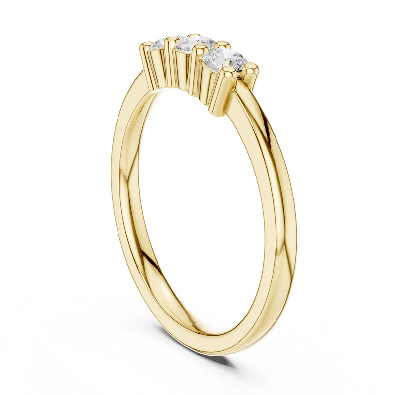 Ladies Ring DDLR-609@7 - Yellow Gold - Image