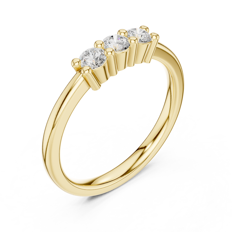 Ladies Ring DDLR-609@7 - Yellow Gold - Image
