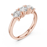 Ladies Ring DDLR-610@7 - Rose Gold - Image