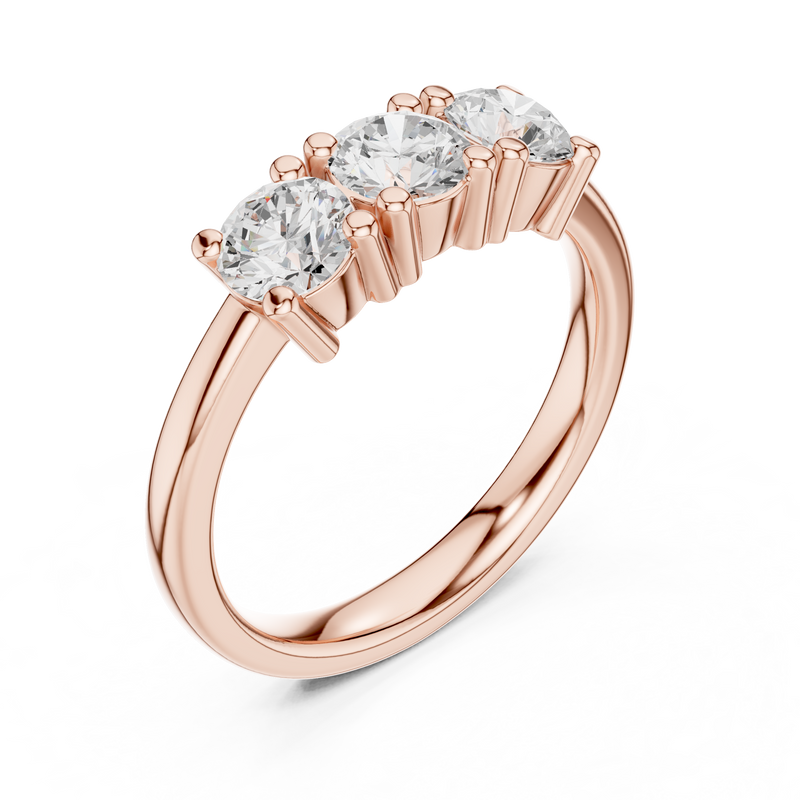 Ladies Ring DDLR-610@7 - Rose Gold - Image