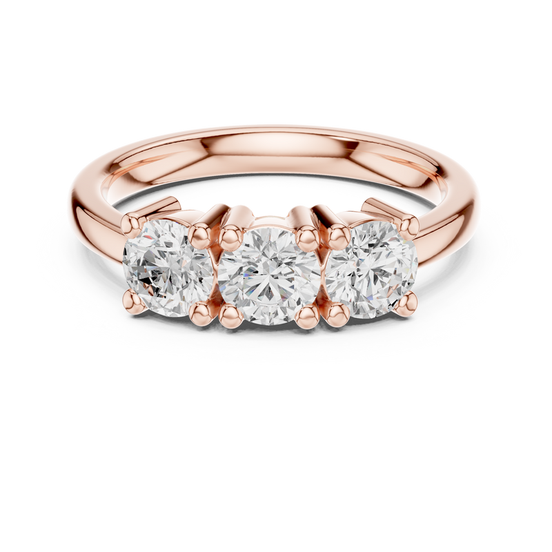 Ladies Ring DDLR-610@7 - Rose Gold - Image
