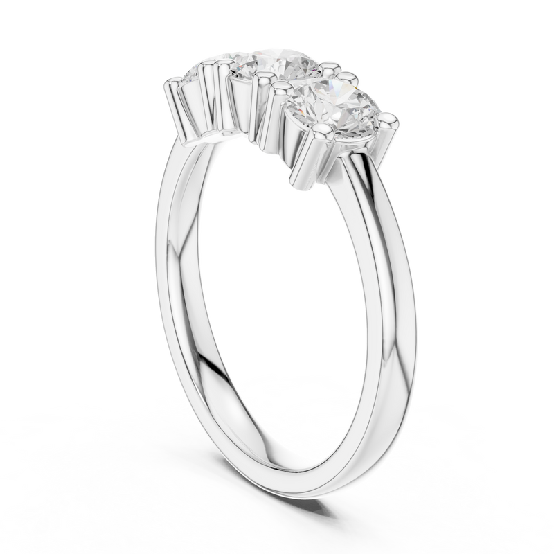 Ladies Ring DDLR-610@7 - White Gold - Image