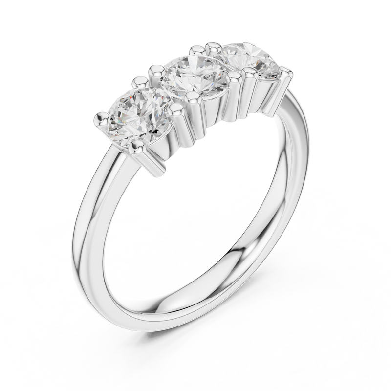 Ladies Ring DDLR-610@7 - White Gold - Image