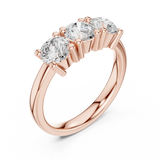 Ladies Ring DDLR-611@7 - Rose Gold - Image