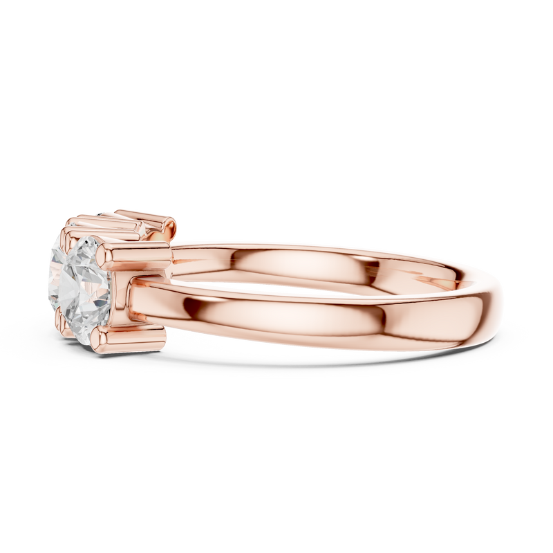 Ladies Ring DDLR-611@7 - Rose Gold - Image