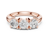Ladies Ring DDLR-611@7 - Rose Gold - Image