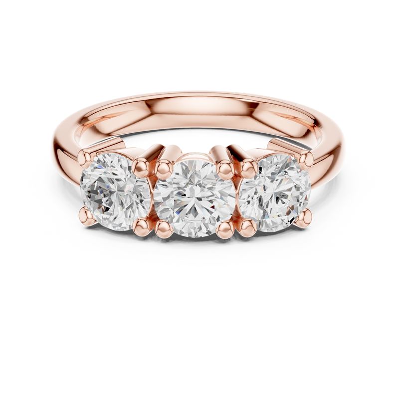 Ladies Ring DDLR-611@7 - Rose Gold - Image