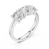 Ladies Ring DDLR-611@7 - White Gold - Image