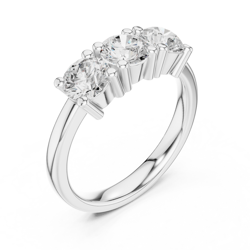 Ladies Ring DDLR-611@7 - White Gold - Image