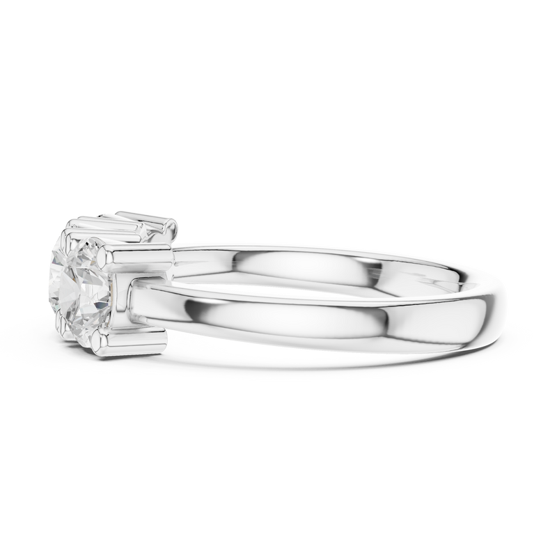 Ladies Ring DDLR-611@7 - White Gold - Image