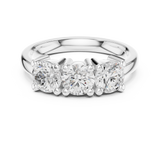 Ladies Ring DDLR-611@7 - White Gold - Image