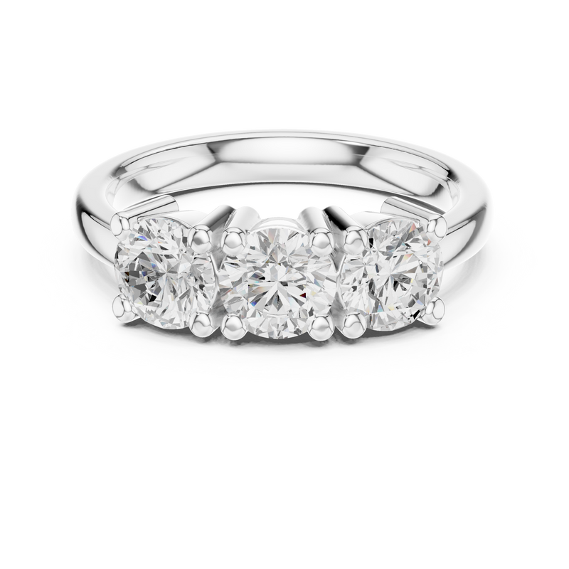 Ladies Ring DDLR-611@7 - White Gold - Image