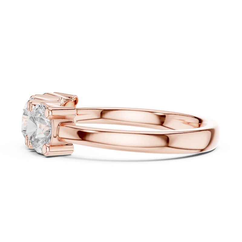 Ladies Ring DDLR-612@7 - Rose Gold - Image