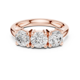 Ladies Ring DDLR-612@7 - Rose Gold - Image
