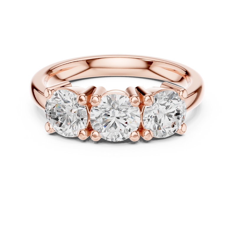Ladies Ring DDLR-612@7 - Rose Gold - Image