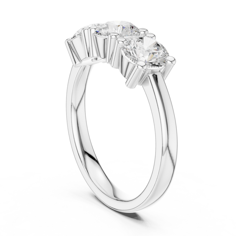 Ladies Ring DDLR-612@7 - White Gold - Image