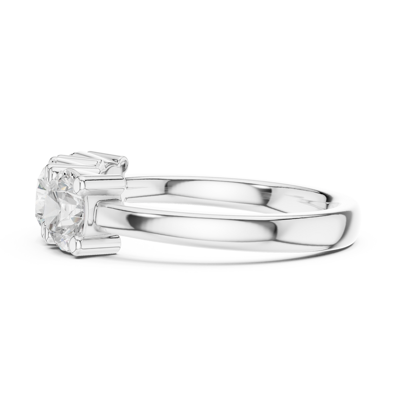 Ladies Ring DDLR-612@7 - White Gold - Image