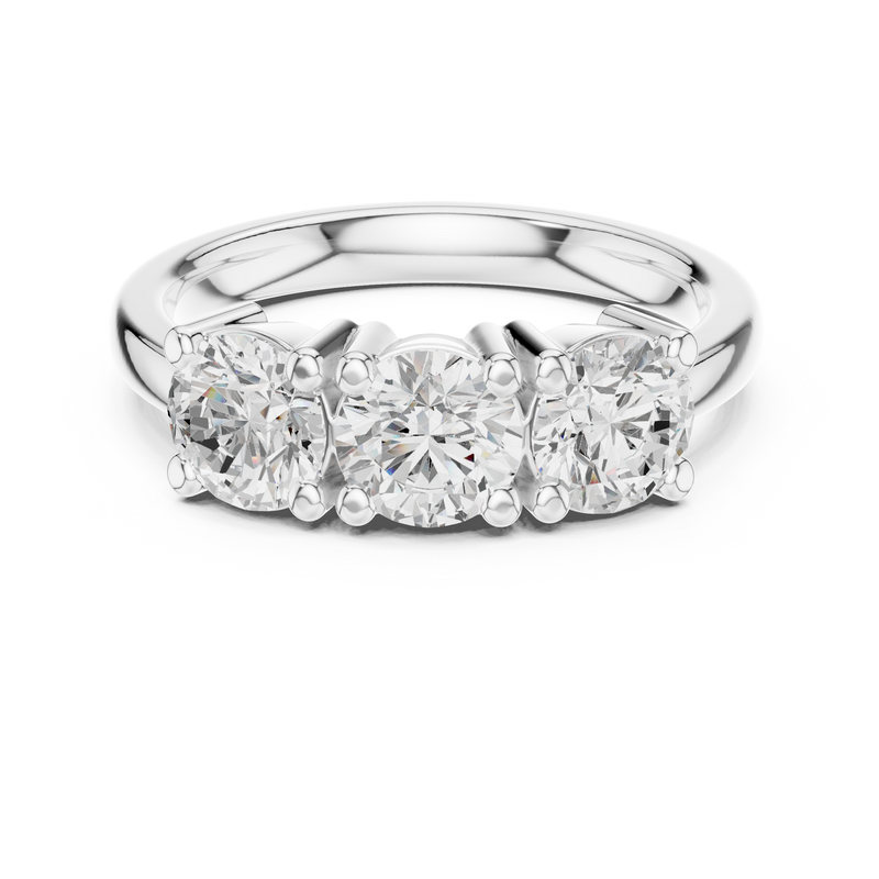 Ladies Ring DDLR-612@7 - White Gold - Image