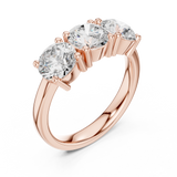 Ladies Ring DDLR-613@7 - Rose Gold - Image