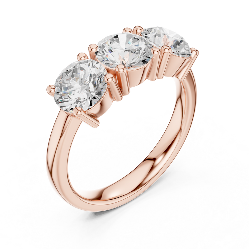 Ladies Ring DDLR-613@7 - Rose Gold - Image