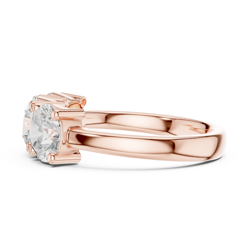 Ladies Ring DDLR-613@7 - Rose Gold - Image