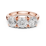 Ladies Ring DDLR-613@7 - Rose Gold - Image