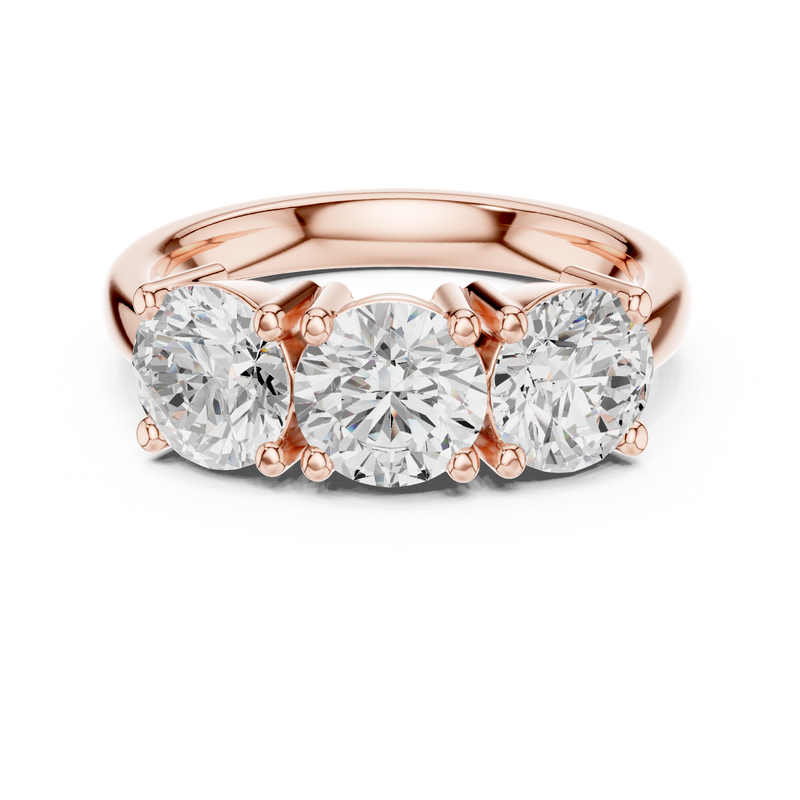 Ladies Ring DDLR-613@7 - Rose Gold - Image