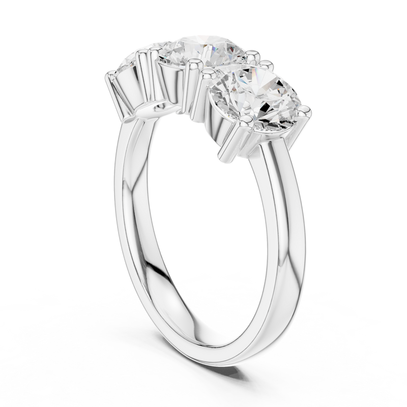 Ladies Ring DDLR-613@7 - White Gold - Image