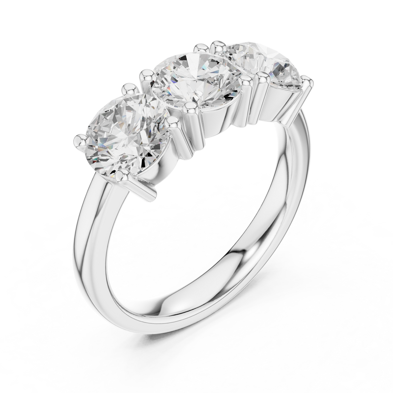 Ladies Ring DDLR-613@7 - White Gold - Image