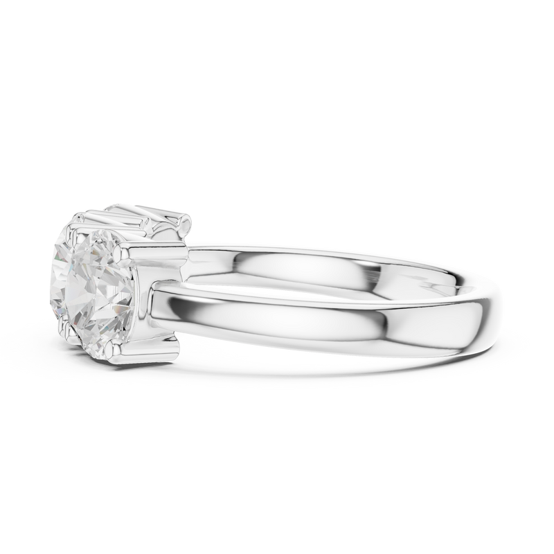 Ladies Ring DDLR-613@7 - White Gold - Image
