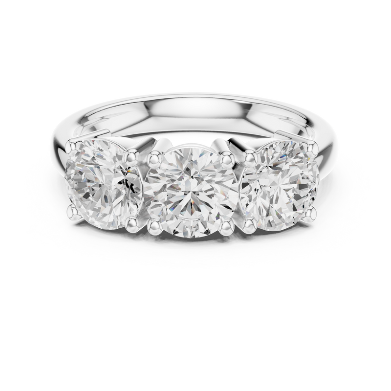 Ladies Ring DDLR-613@7 - White Gold - Image