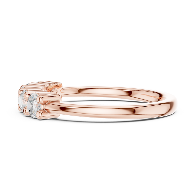 Ladies Ring DDLR-614@7 - Rose Gold - Image