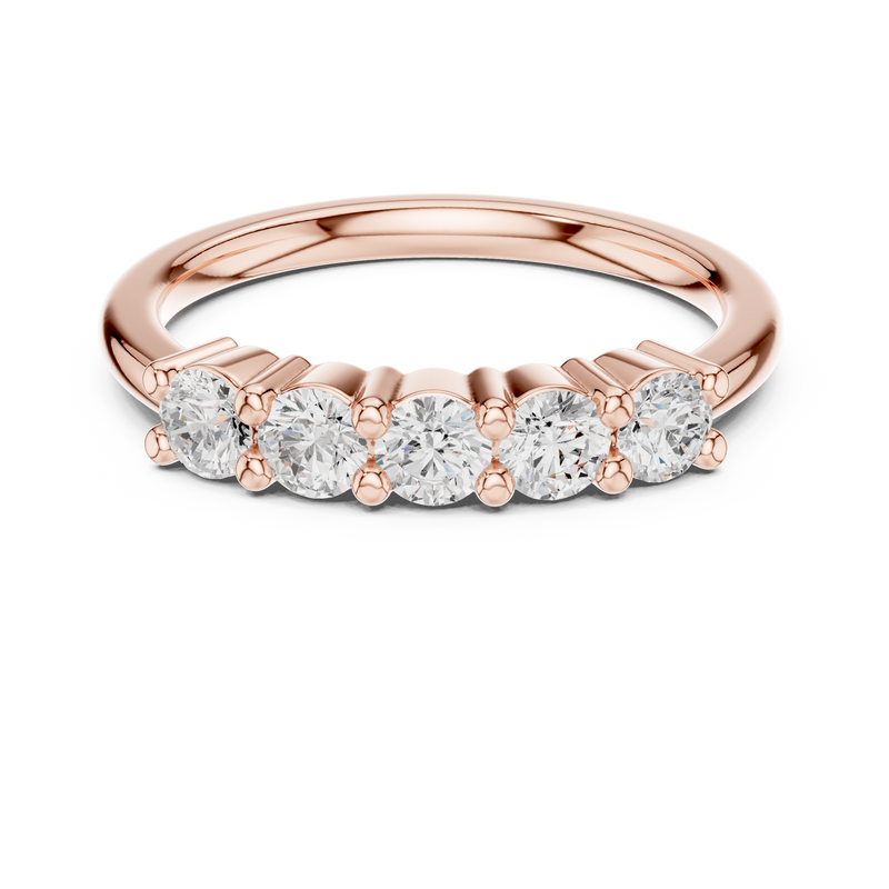 Ladies Ring DDLR-614@7 - Rose Gold - Image
