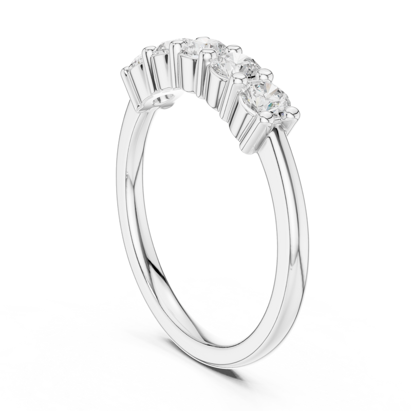 Ladies Ring DDLR-614@7 - White Gold - Image