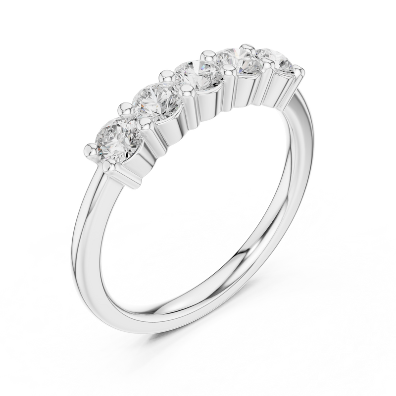 Ladies Ring DDLR-614@7 - White Gold - Image