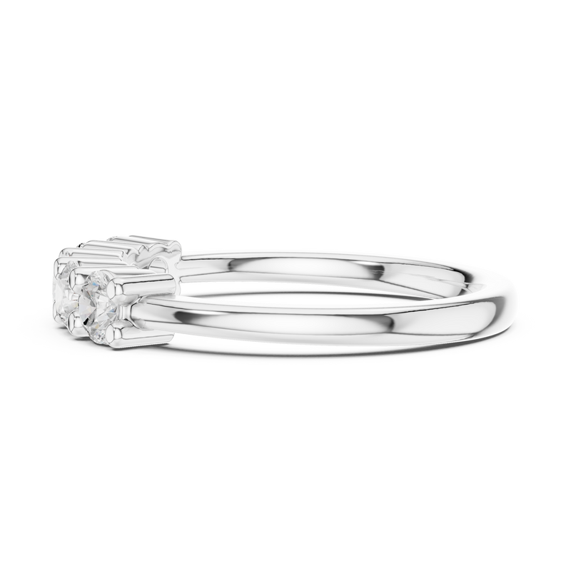Ladies Ring DDLR-614@7 - White Gold - Image