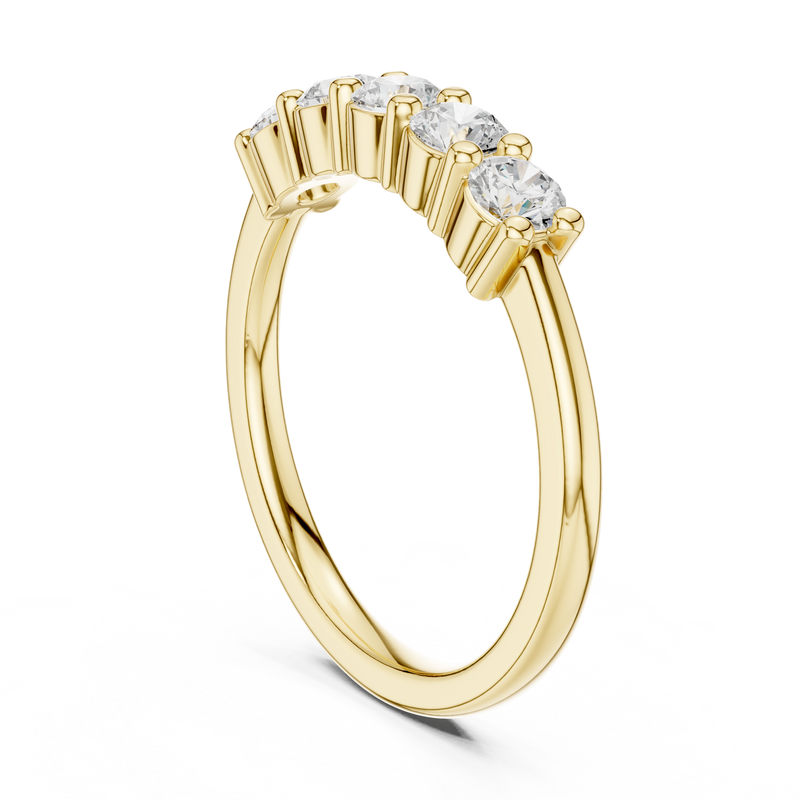 Ladies Ring DDLR-614@7 - Yellow Gold - Image