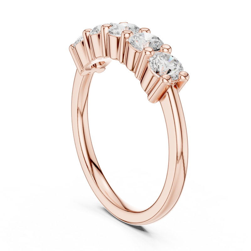 Ladies Ring DDLR-615@7 - Rose Gold - Image